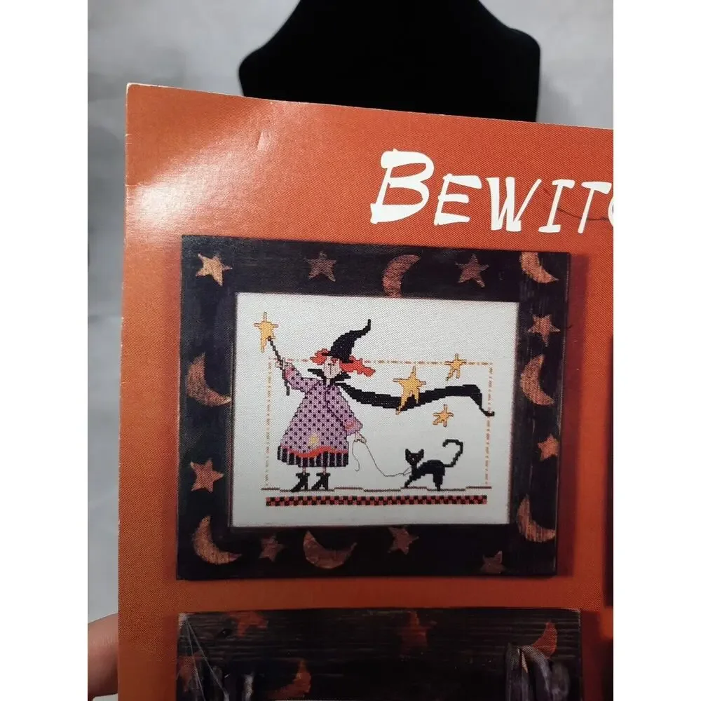 Imaginating Cross Stitch Pattern Leaflet Bewitched Halloween 4 Patterns